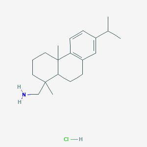 (1,4a-Dimethyl-7-propan-2-yl-2,3,4,9,10,10a-hexahydrophenanthren-1-yl)methanamine;hydrochloride