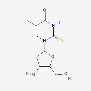 1-[4-Hydroxy-5-(hydroxymethyl)oxolan-2-yl]-5-methyl-2-sulfanylidenepyrimidin-4-one