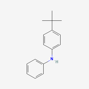 molecular formula C16H19N B1339082 4-叔丁基-N-苯基苯胺 CAS No. 4496-49-5