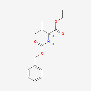 molecular formula C15H21NO4 B13390861 Ethyl 3-methyl-2-(phenylmethoxycarbonylamino)butanoate 