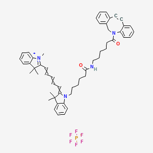 molecular formula C53H59F6N4O2P B13390896 Cyanine5 DBCO 