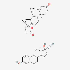 molecular formula C44H54O5 B13390956 Drospirenone/Ethinyl Estradiol 