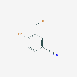 B1339099 4-Bromo-3-(bromomethyl)benzonitrile CAS No. 190197-86-5
