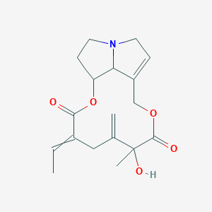 [1,6]Dioxacyclododecino[2,3,4-gh]pyrrolizine-2,7-dione, 3-ethylidene-3,4,5,6,9,11,13,14,14a,14b-decahydro-6-hydroxy-6-methyl-5-methylene-, (3Z,6R,14aR,14bR)-