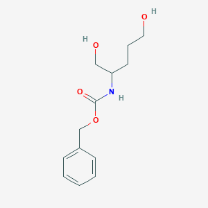 molecular formula C13H19NO4 B13391005 (S)-Benzyl (1,5-dihydroxypentan-2-yl)carbamate 