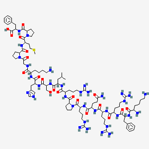 molecular formula C96H156N34O20S B13391014 Apelin-17 (human, bovine) 