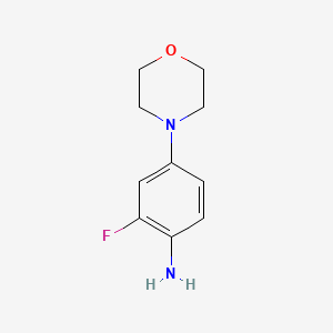 B1339104 2-Fluoro-4-(morpholin-4-yl)aniline CAS No. 209960-29-2