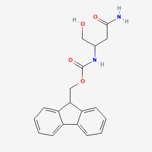 molecular formula C19H20N2O4 B13391060 fmoc-Asparaginol 