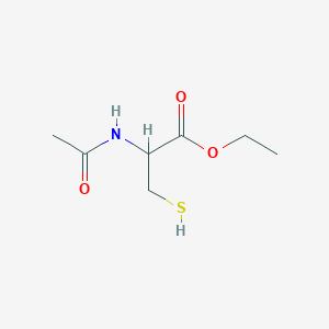 molecular formula C7H13NO3S B13391075 ethyl acetyl-L-cysteinate 