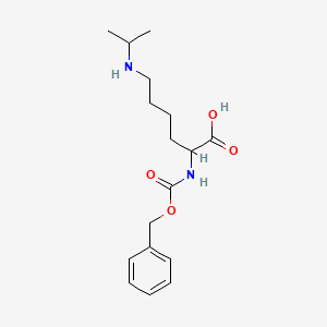 (2S)-2-{[(benzyloxy)carbonyl]amino}-6-[(propan-2-yl)amino]hexanoic acid