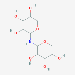 molecular formula C10H19NO8 B13391156 2-[(3,4,5-trihydroxy-2H-3,4,5,6-tetrahydropyran-2-yl)amino]-2H-3,4,5,6-tetrahy dropyran-3,4,5-triol 