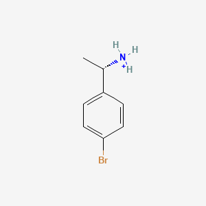 [(1S)-1-(4-bromophenyl)ethyl]azanium