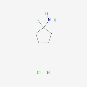 molecular formula C6H14ClN B1339119 1-甲基环戊烷-1-胺盐酸盐 CAS No. 102014-58-4