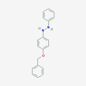 molecular formula C19H18N2O B133912 1-Phenyl-2-[4-(phenylmethoxy)phenyl]hydrazine CAS No. 93942-75-7