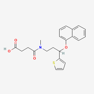 molecular formula C22H23NO4S B13391232 Duloxetine IMpurity 12 