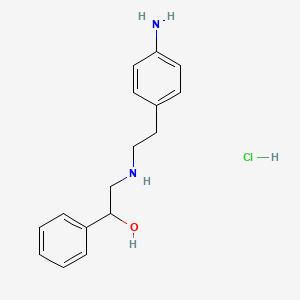 2-[2-(4-aminophenyl)ethylamino]-1-phenylethanol;hydrochloride