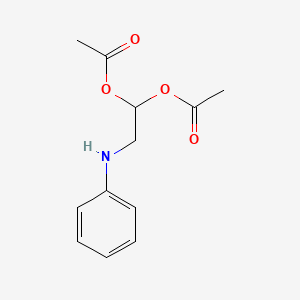 molecular formula C12H15NO4 B13391264 Diacetoxyethylaniline 