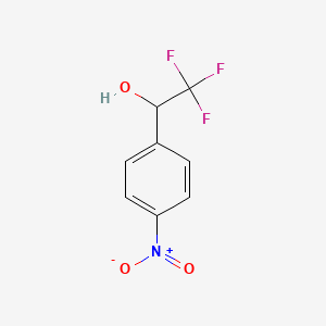 molecular formula C8H6F3NO3 B1339127 2,2,2-Trifluoro-1-(4-nitrophenyl)ethanol CAS No. 241127-76-4