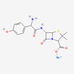 molecular formula C16H18N3NaO5S B13391290 Amoxycillin (sodium) 