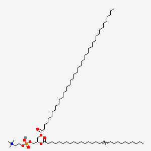 2-[(3-Hentetracontanoyloxy-2-octacos-17-enoyloxypropoxy)-hydroxyphosphoryl]oxyethyl-trimethylazanium