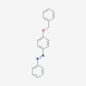 molecular formula C19H16N2O B133913 4-(Phenylmethoxy)azobenzene CAS No. 75365-76-3