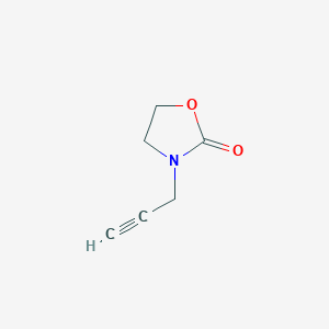 molecular formula C6H7NO2 B1339133 3-Prop-2-Yn-1-Yl-1,3-Oxazolidin-2-One CAS No. 823-53-0