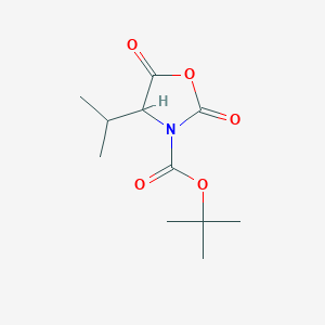 Tert-butyl 2,5-dioxo-4-propan-2-yl-1,3-oxazolidine-3-carboxylate