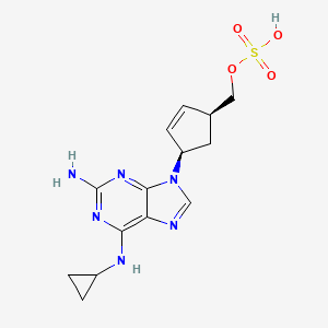 molecular formula C14H18N6O4S B13391387 Abacavir Impurity Standard 