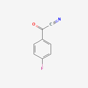 molecular formula C8H4FNO B1339142 4-氟苯甲酰氰 CAS No. 658-13-9