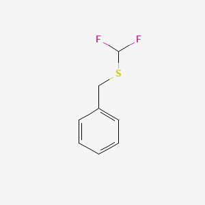 molecular formula C8H8F2S B1339143 {[(Difluoromethyl)thio]methyl}benzene CAS No. 68965-44-6