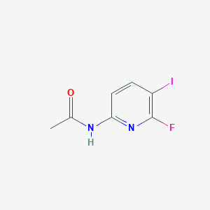 molecular formula C7H6FIN2O B1339147 N-(6-Fluoro-5-iodopyridin-2-yl)acetamide CAS No. 884660-46-2
