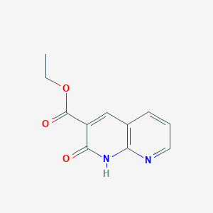 B1339154 Ethyl 2-oxo-1,2-dihydro-1,8-naphthyridine-3-carboxylate CAS No. 5174-90-3