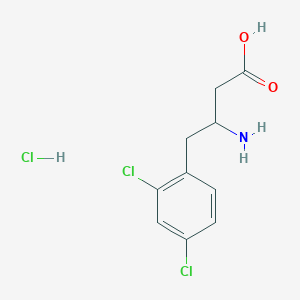 3-Amino-4-(2,4-dichlorophenyl)butanoic acid hydrochloride