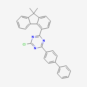 2-([1,1'-biphenyl]-4-yl)-4-chloro-6-(9,9-dimethyl-9H-fluoren-4-yl)-1,3,5-triazine