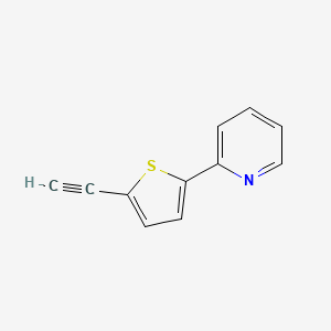 molecular formula C11H7NS B1339205 2-(5-乙炔基噻吩-2-基)吡啶 CAS No. 132464-90-5