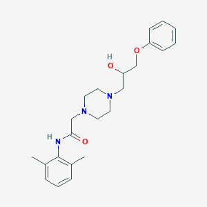 molecular formula C23H31N3O3 B133922 Desmethoxy Ranolazine CAS No. 755711-09-2
