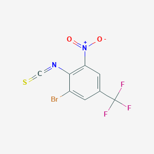 2-Bromo-4-trifluoromethyl-6-nitrophenylisothio-cyanate