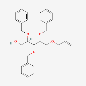 2,3,4-Tris(phenylmethoxy)-5-prop-2-enoxypentan-1-ol