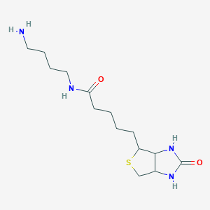 N-(4-aminobutyl)-5-(2-oxo-1,3,3a,4,6,6a-hexahydrothieno[3,4-d]imidazol-4-yl)pentanamide