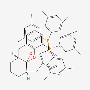 (+)-1,13-Bis[di(3,5-dimethylphenyl)phosphino]-(5aR,8aR,14aR)-5a,6,7,8,8a,9-hexahydro-5H-[1]benzopyrano[3,2-d]xanthene