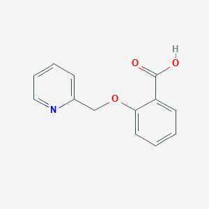 molecular formula C13H11NO3 B1339286 2-(吡啶-2-基甲氧基)苯甲酸 CAS No. 185053-79-6