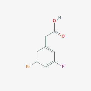 molecular formula C8H6BrFO2 B1339310 2-(3-溴-5-氟苯基)乙酸 CAS No. 202000-99-5