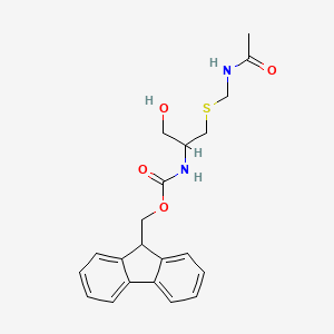 (R)-(9h-fluoren-9-yl)methyl 1-(acetamidomethylthio)-3-hydroxypropan-2-ylcarbamate