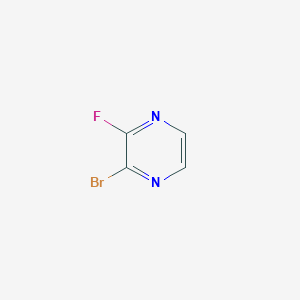 molecular formula C4H2BrFN2 B1339312 2-溴-3-氟吡嗪 CAS No. 206278-27-5