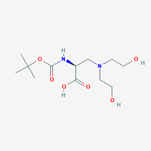 Boc-beta-N,N-diethanolamino-L-Ala