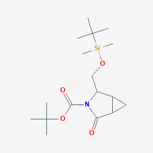 (1S,2S,5R)-3-Boc-2-[(tert-butyldimethylsilyloxy)methyl]-4-oxo-3-szabicyclo[3.1.0]hexane