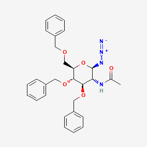 molecular formula C29H32N4O5 B1339315 2-乙酰氨基-3,4,6-三-O-苄基-2-脱氧-β-D-吡喃葡萄糖基叠氮化物 CAS No. 214467-60-4