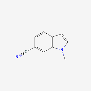 molecular formula C10H8N2 B1339316 1-甲基-1H-吲哚-6-碳腈 CAS No. 20996-87-6