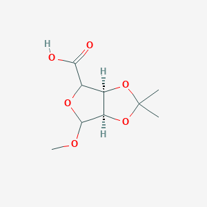 molecular formula C9H14O6 B13393168 (3aS,6aR)-6-methoxy-2,2-dimethyltetrahydrofuro[3,4-d][1,3]dioxole-4-carboxylic acid 