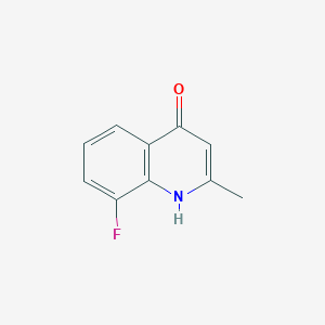 molecular formula C10H8FNO B1339319 8-氟-2-甲基喹啉-4-醇 CAS No. 5288-22-2